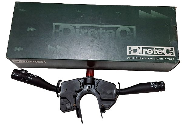 Chave Seta Direcional Com Comutação Emergência e Limpador Dianteiro Traseiro Ford Ecosport Fiesta Após 2003 com Detalhe