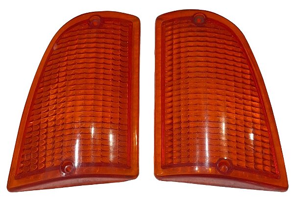 Par Lente Seta Pisca Ambar Dianteira Lado Direito Lado Esquerdo LD LE Ford Corcel 2 78 até 84 Original Ford