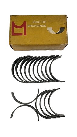 Jogo de Bronzinas 0.762mm Ford Galaxie LTD 500 F-100 F-350 F-600 58 até 77 Motores V8 marca Metal Leve BB-017-J
