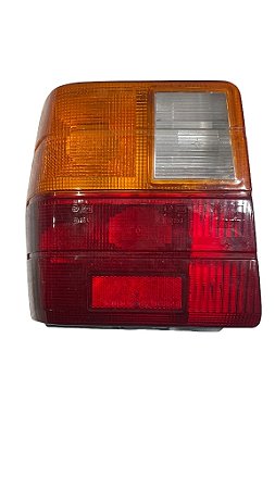 Lanterna Traseira Lado Esquerdo Fiat Uno 84 a 2003 Tricolor Completa Original Fiat Marca M CARTO 5998406 Novo de Época