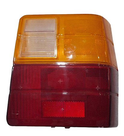 Lente Lanterna Traseira Lado Direito Fiat Uno 84 a 2004 Tricolor