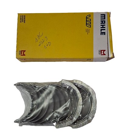 Jogo Bronzina Central Mancal Motor GM 1.6 1.8 2.0 Monza Astra Kadett Marca Metal Leve Mahle SBC272J STD
