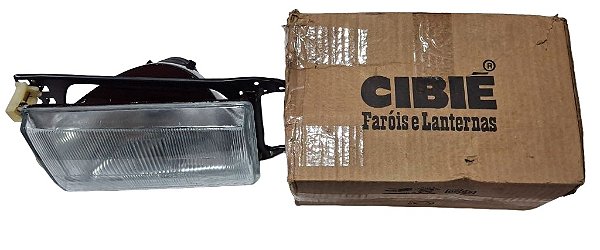 Farol Principal LE Lado Esquerdo VW Gol Voyage Parati Saveiro 83 a 86 Original Cibié 700973