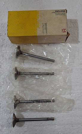 Jogo Valvula Admissao 4 pc Ford VW Motor CHT Alcool Marca Metal Leve Mahle VA0590043 STD