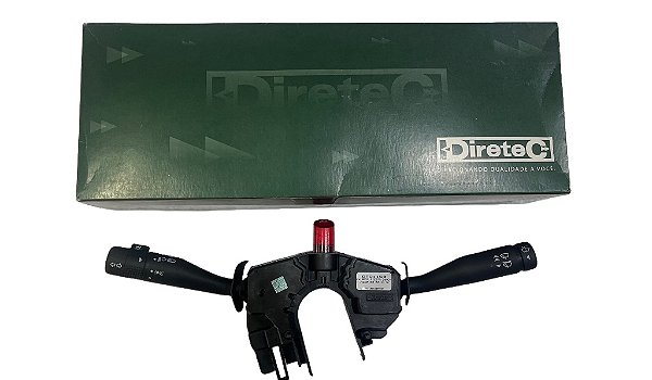 Chave De Seta Direcional Limpador Dianteiro e Traseiro Com Pisca Alerta Ford Courier 2002/ Fiesta Hatch Sedan Após 2003