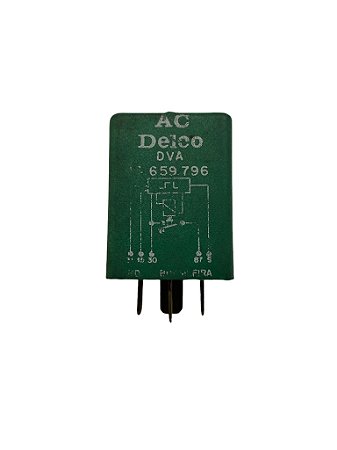 Relé Temporizador Farol 4 Terminais GM Opala 88 a 92 Original ACDelco 94659796 Novo de Época