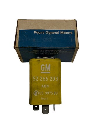 Relé Desembaçador Traseiro GM Opala 91 a 92 Original GM 52266203 Novo de Época