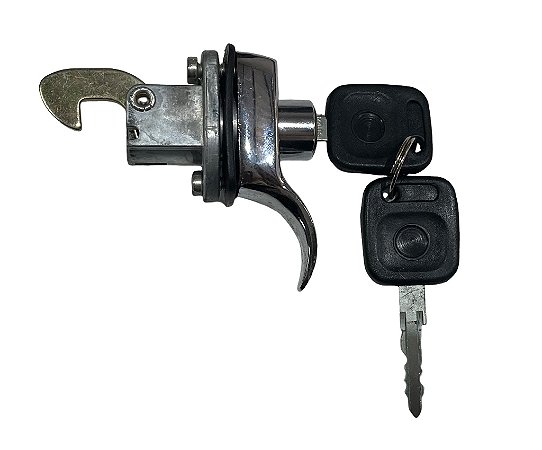 Maçaneta de Fechadura da Tampa Traseira do Motor do Fusca e Kombi Original Forin 1138275031 Com Detalhe Na Chave