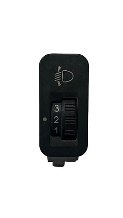 Botão Interruptor de Regulagem de Farol Peugeot 206 de 1999 à 2010 Peugeot 207 2008 à 2014 Original Peugeot 1925699