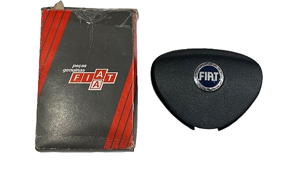 Tampa Buzina Volante Com Emblema Palio Strada Siena Fire 2008 a 2011 Original Fiat 1001665570 100175675 1001518890
