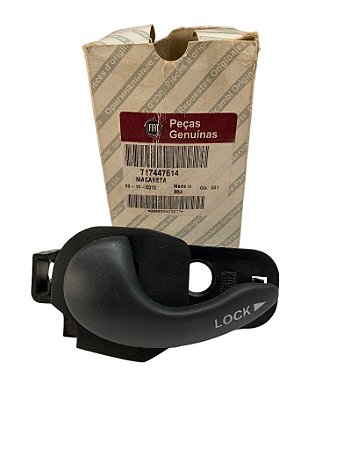 Maçaneta Interna Porta Dianteira LD Fiat Palio Siena Strada Original Fiat 717447614