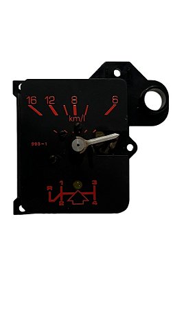 Econometro Indicador Troca Marcha 16/6 Gol GT 1984 a 1986 Original VDO 3079195258 Nova de Época