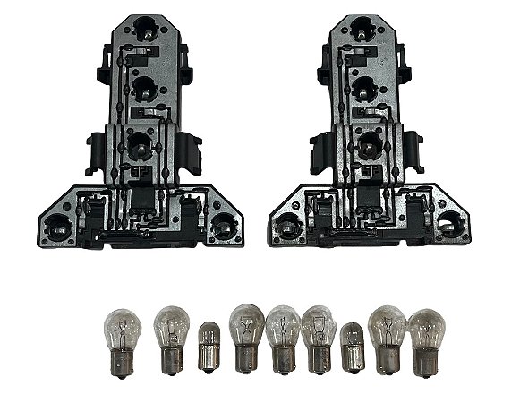 Par De Circuito Soquete Lanterna Traseira Ambos os Lados VW Golf Sapão 99 à 06 Original VW 1J6945257