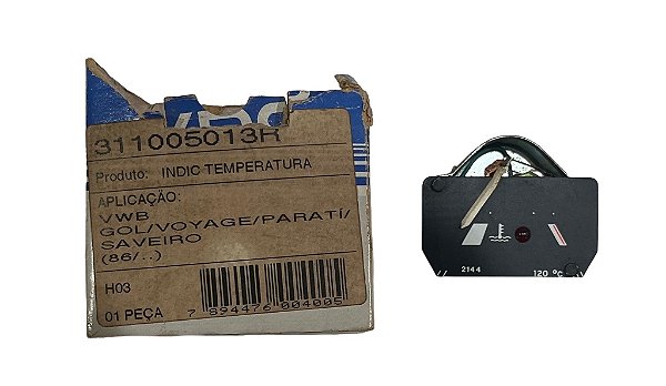 Indicador De Temperatura De Agua Gol Voyage Parati Saveiro 86 em diante Original VDO 311005013R Nova de Época