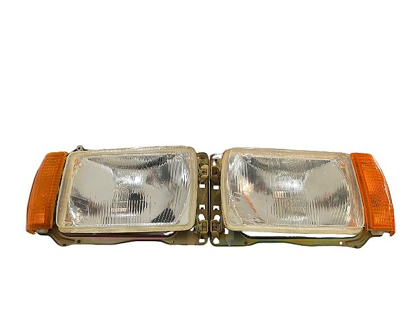 Par de Farol com Lanterna Seta Pisca VW Passat 79 a 82 Original CIBIÉ 043646 VW ZBA941044A Novos de Época