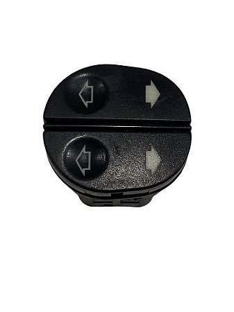 Interruptor Comando Vidro Elétrico Duplo Fiesta Courier Ka 1996 a 2013 Original Ford 96FG14529BC Logo Original Raspado