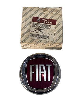 Emblema Tampa Traseira Grand Siena Original Fiat 735450638 Novo de Época