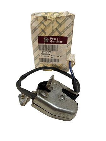 Fechadura Porta Traseira Esquerdo Fiat Doblo 2002 a 2021 Original Fiat 51757820 Nova de Época na Caixa Original