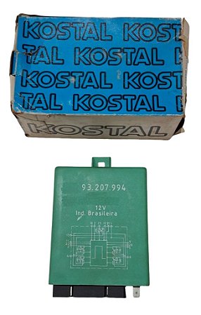 Módulo Central dos Vidros Elétricos do GM Kadett e Ipanema de 89 a 98 Monza de 85 a 96 Original GM 93207994 Logo Raspada