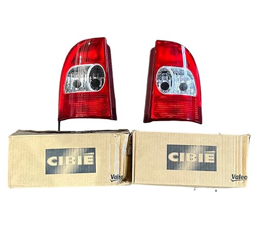 Par de Lanterna Traseira da FIAT Strada de 2001 a 2006 Original CIBIÉ 045841 Novos de Época