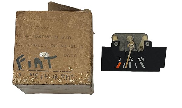 Indicador Relógio de Combustível 12V para FIAT 147 de 1979 a 1982 Original VDO Novo de Época