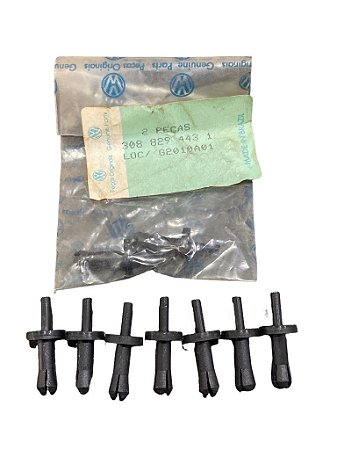 Jogo de 9 Grampos de Travamento Borracha Caçamba Saveiro Sunset Summer CL 1.8 1993 a 1997 Original VW 3088294431