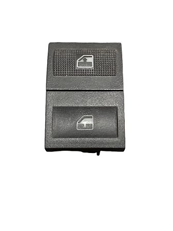 Botão Interruptor Vidro Elétrico Simples Gol Parati 1999 a 2006 Original VW 377959855B Logo VW Raspado