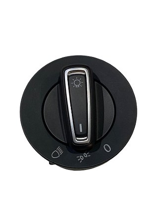 Chave do Farol Rotativo de Luzes S/Reostato do VW Gol Saveiro e Voyage de 2017 a 2022 Original VW 5U0941531PWZU