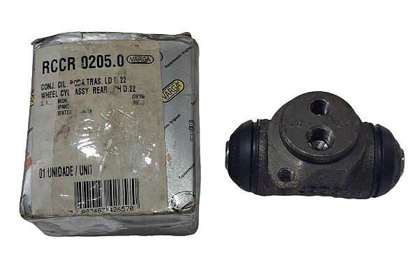 Cilindro de roda traseiro LD Lado Direito GM Monza 88 à 97 Ipanema 89 à 98 Original TRW RCCR 02050 Novo de Época