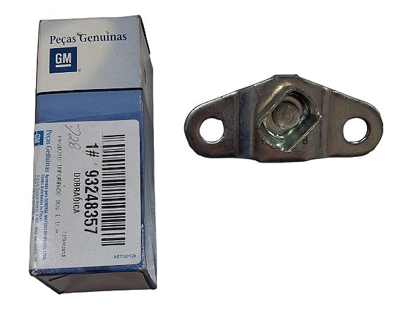 Dobradiça Esquerda da Caçamba Traseira GM S10 95 a 11 Original GM 93248357 Nova de Época