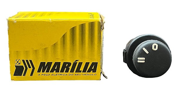 Botão Interruptor Chave de Luz Farol GM Chevette 73 a 82 GM 8971816 Marília IM11160 Novo de Época