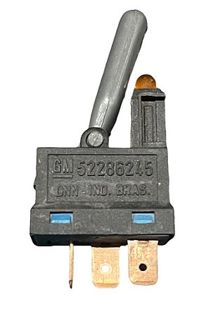 Botão Interruptor Desembaçador Vidro Traseiro Monza 1982 a 1996 Original GM 52286245 Novo de Época