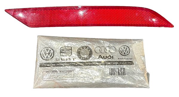 Refletor Parachoque Vermelho Traseiro Direito Gol 2017 a 2022 Original VW 5U6945106A Novo de Época