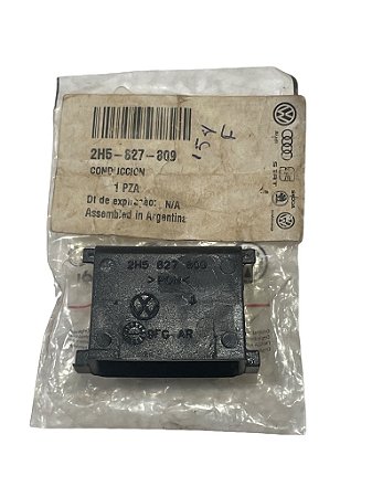 Batente Fechadura Tampa Traseira VW Amarok 2011 a 2017 Original VW 2H5827809 Nova de Época