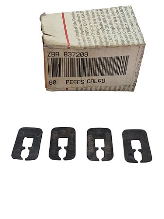 Kit de 4 Calço Menor Maçaneta Externa Gol Santana Quantum Parati Voyage Original VW ZBA8372092 Novo de Época