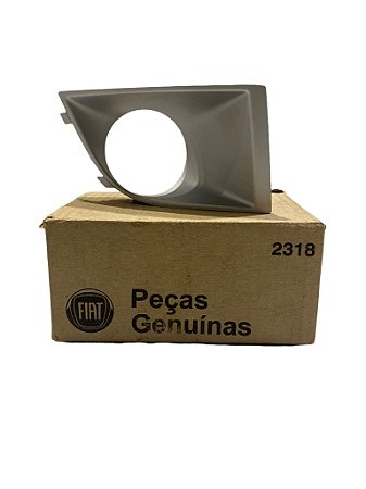 Moldura do Farol de MIlha Neblina Inferior Lado Direito do FIAT Idea Adventure de 2012 em Diante Original FIAT 100185124