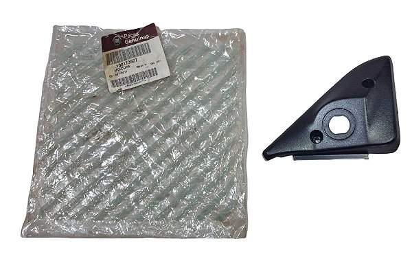 Moldura Interna do Retrovisor com Furo Lado Esquerdo Fiat Uno Mille Fiorino 2P 09 a 13 Original FIAT 100173607