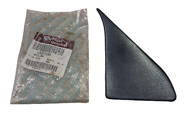 Moldura Interna do Retrovisor Lado Esquerdo Fiat Uno Mille Furgão 00 a 04 Original FIAT 122252080 Nova de Época