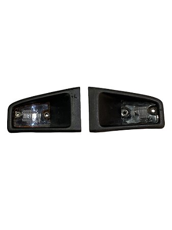 Par da Lanterna de Placa Traseira do FIAT Strada de 2004 a 2020 Original FIAT 735360658 735360659 C/ Detalhe Usado
