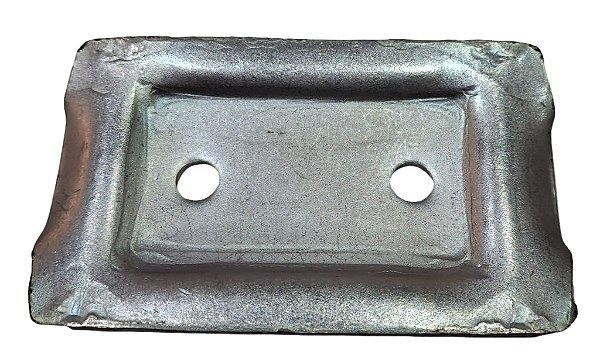 Chapa Fixa Feixe da Mola Traseira da FIAT Fiorino e Strada Original FIAT 7748423 Nova de Época