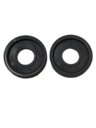 Par Remate Roseta Manivela do Vidro da Porta VW Santana Quantum 1964 a 1996 Original VW 3058375951 Novo de Época