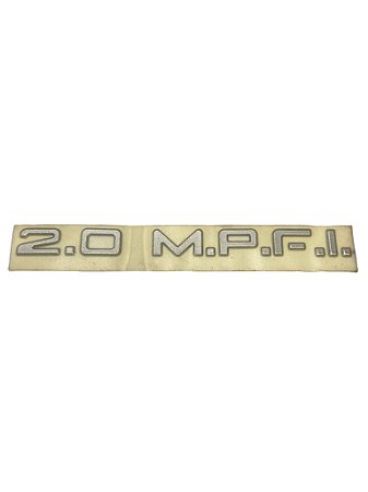 Emblema 2.0 MPFI da Porta Dianteira do GM Astra de 1995 a 1996 e Vectra A de 1994 a 1996 Original GM 93225804 Novo