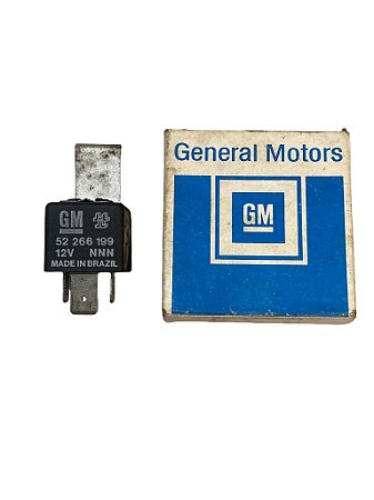 Rele do Ventilador Radiador Ar Condicionado GM Monza de 1982 a 1988 Kadett Ipanema de 1989 a 1991 Original GM 52266199