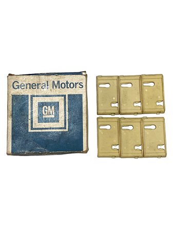 Kit 6 Garras Retentoras Friso Lateral GM Opala Caravan 80 a 84 Chevette 80 a 94 Chevy 500 80 a 95 Original GM 94604538