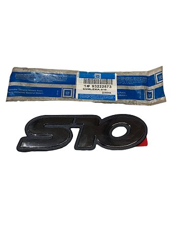 Emblema S10 da Porta Dianteira do GM S10 de 1995 a 1999 Original GM 93222573 Nova de Época