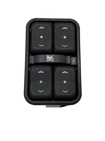 Botão Interruptor Vidro Elétrico Porta Motorista GM Astra Zafira Corsa Celta Prisma e Meriva GM 93350575 IM 33400