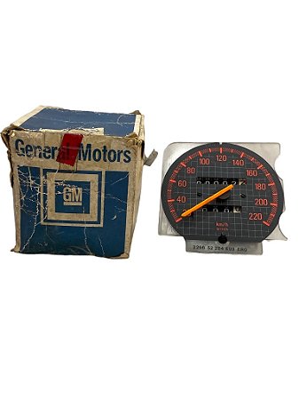 Velocímetro do Painel de Instrumentos GM Kadett GS 2P 1989 até 1991 Original GM 52284499 Novo de Época