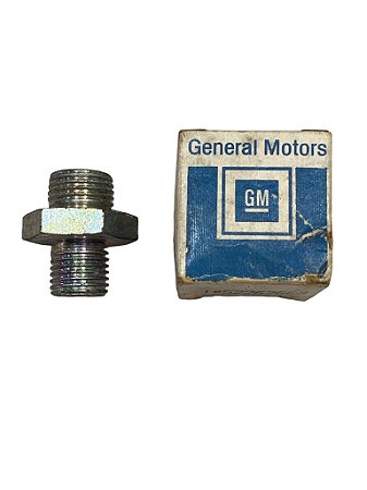Conector da Mangueira de Pressão na Bomba da Direção Hidráulica GM ACD10 ACD20 AC40 Bonanza Original GM 52262668
