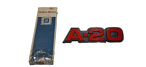 Emblema A20 Tampa Traseira GM Veraneio A20 Original GM 94629981 Novo de Época