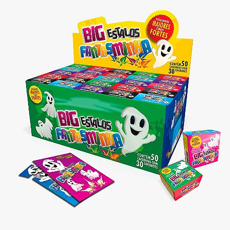 Estalos Big 50×30 Unidades – Fantasminha
